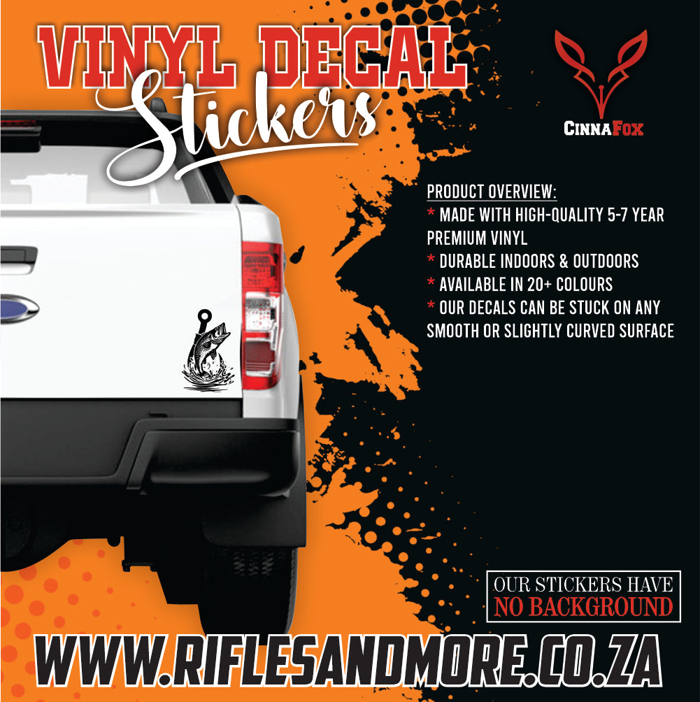 Bass Vinyl Decal Sticker #7
