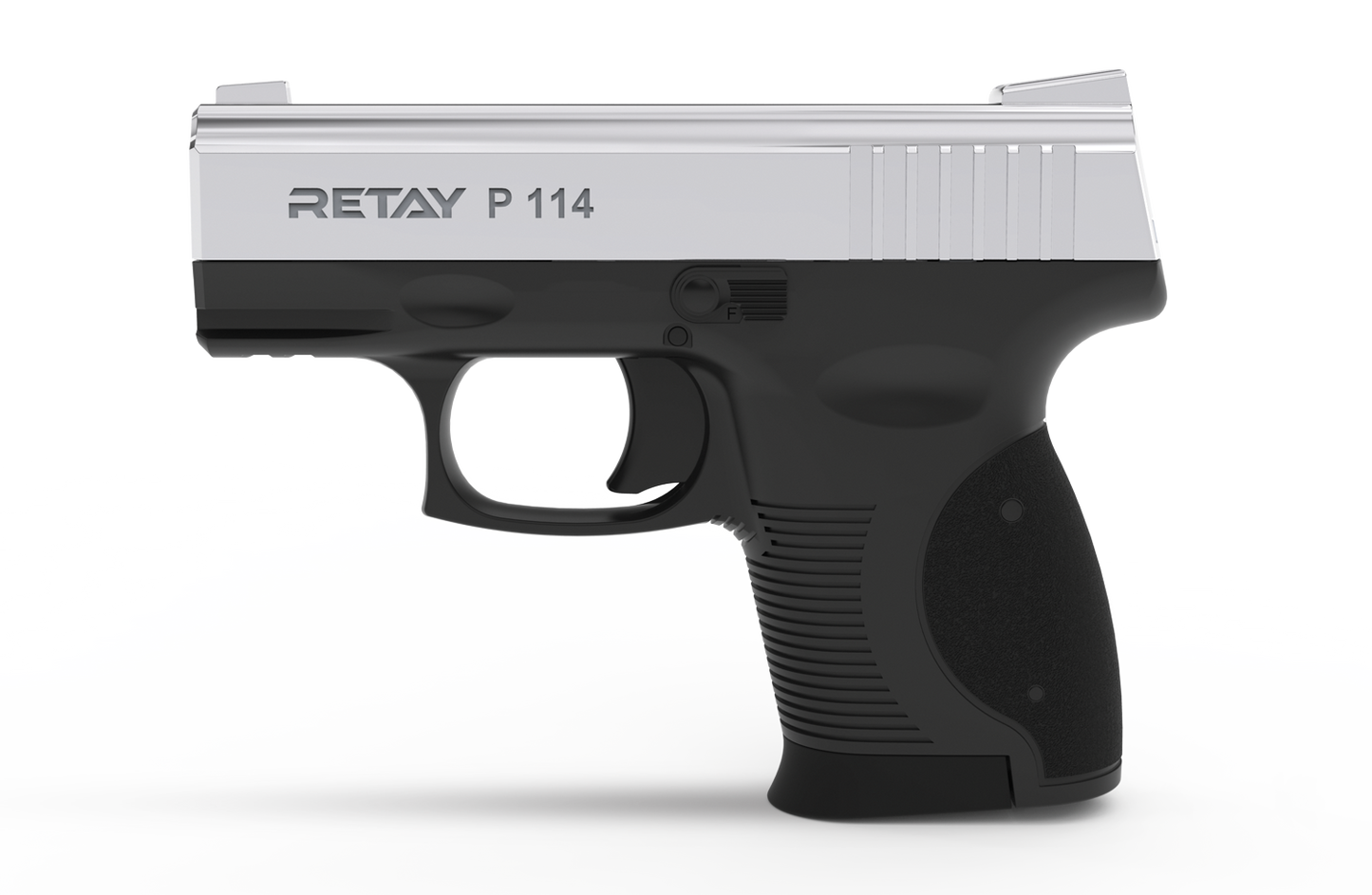 Retay P114 Blank Gun - Chrome