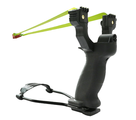 Snowpeak Slingshot with Handle, Laser, Ammo Holder 001-1