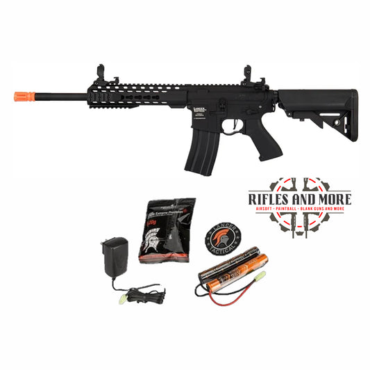 Lancer Tactical Gen 2 M4 Carbine 10" KeyMod Airsoft AEG w/ Crane Stock