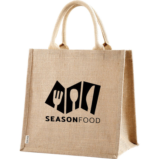 Custom Okiyo Sumida Jute Tote