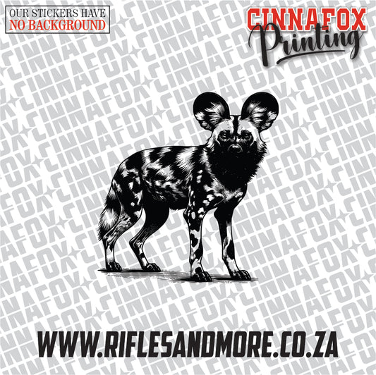 African Wild Dog #1 Vinyl Decal Sticker