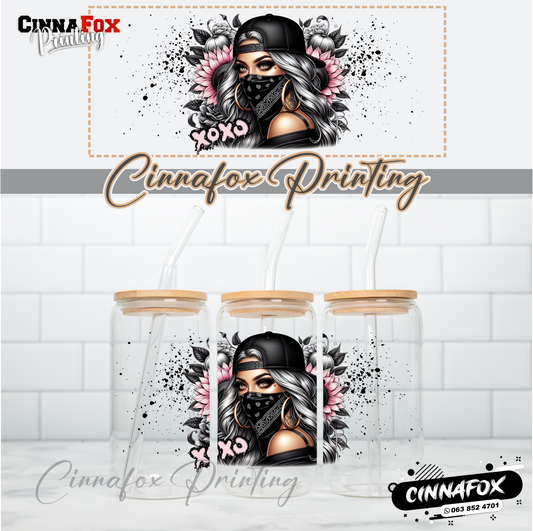 XOXO Badass - Glass Can Cup