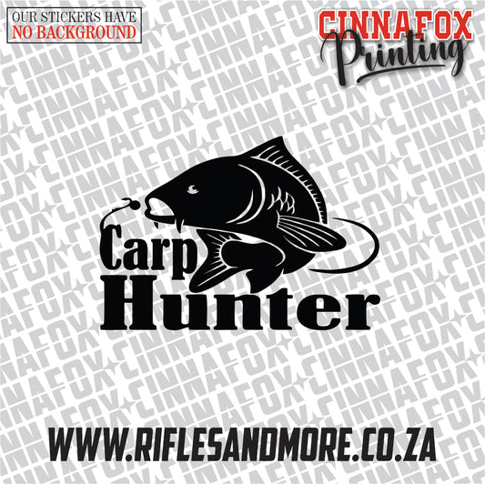 Carp Hunter Vinyl Decal Sticker