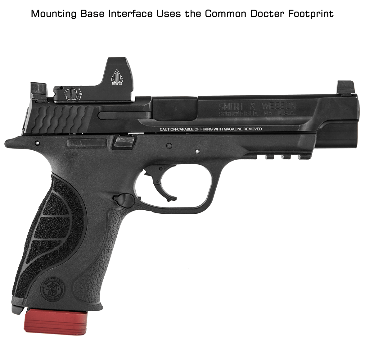 UTG® OP3 Micro, Red 4 MOA Single Dot, for DOCTER®
