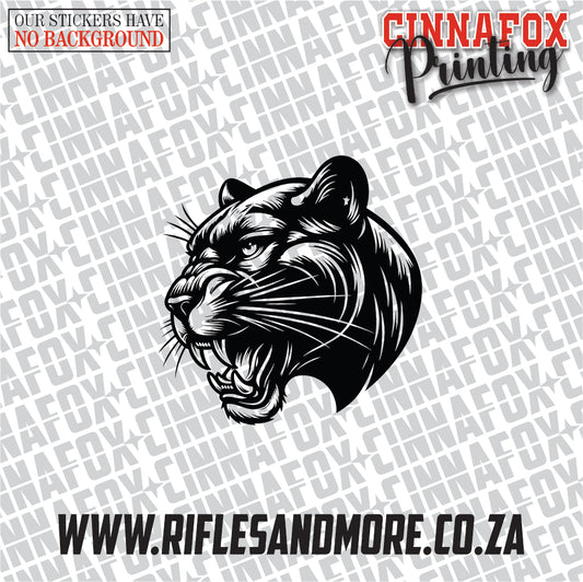 Black Panther Vinyl Decal Sticker