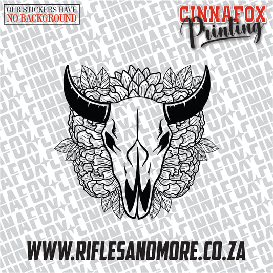 Cow Skull #11 Vinyl Decal Sticker