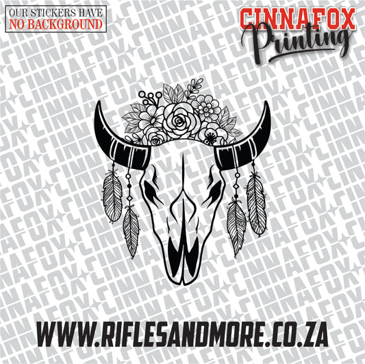 Cow Skull #15 Vinyl Decal Sticker