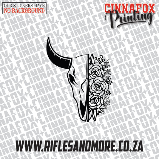 Cow Skull #19 Vinyl Decal Sticker