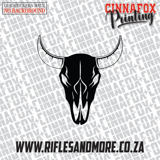 Cow Skull #21 Vinyl Decal Sticker