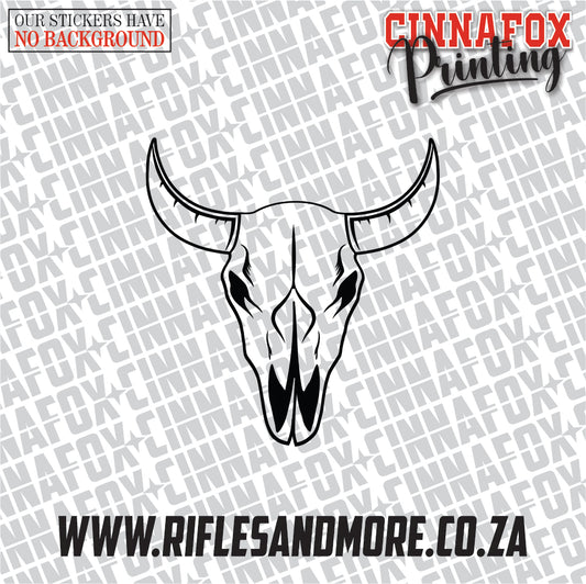 Cow Skull #1 Vinyl Decal Sticker