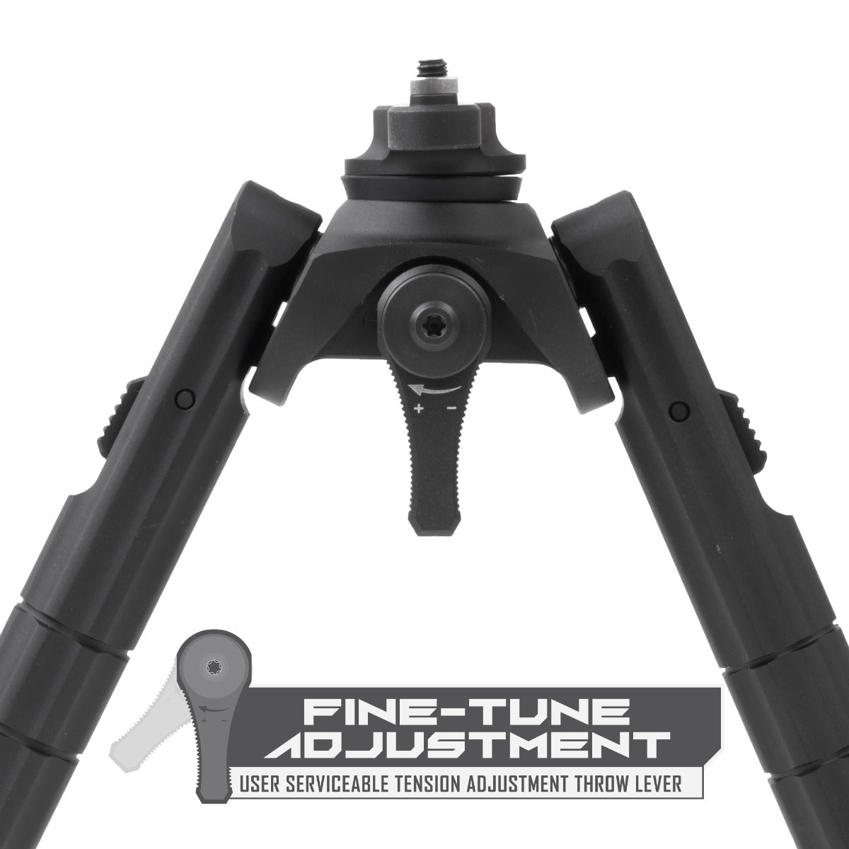 UTG® Recon 360® TL Bipod, 6.6"-9.1" Center Height, M-LOK®